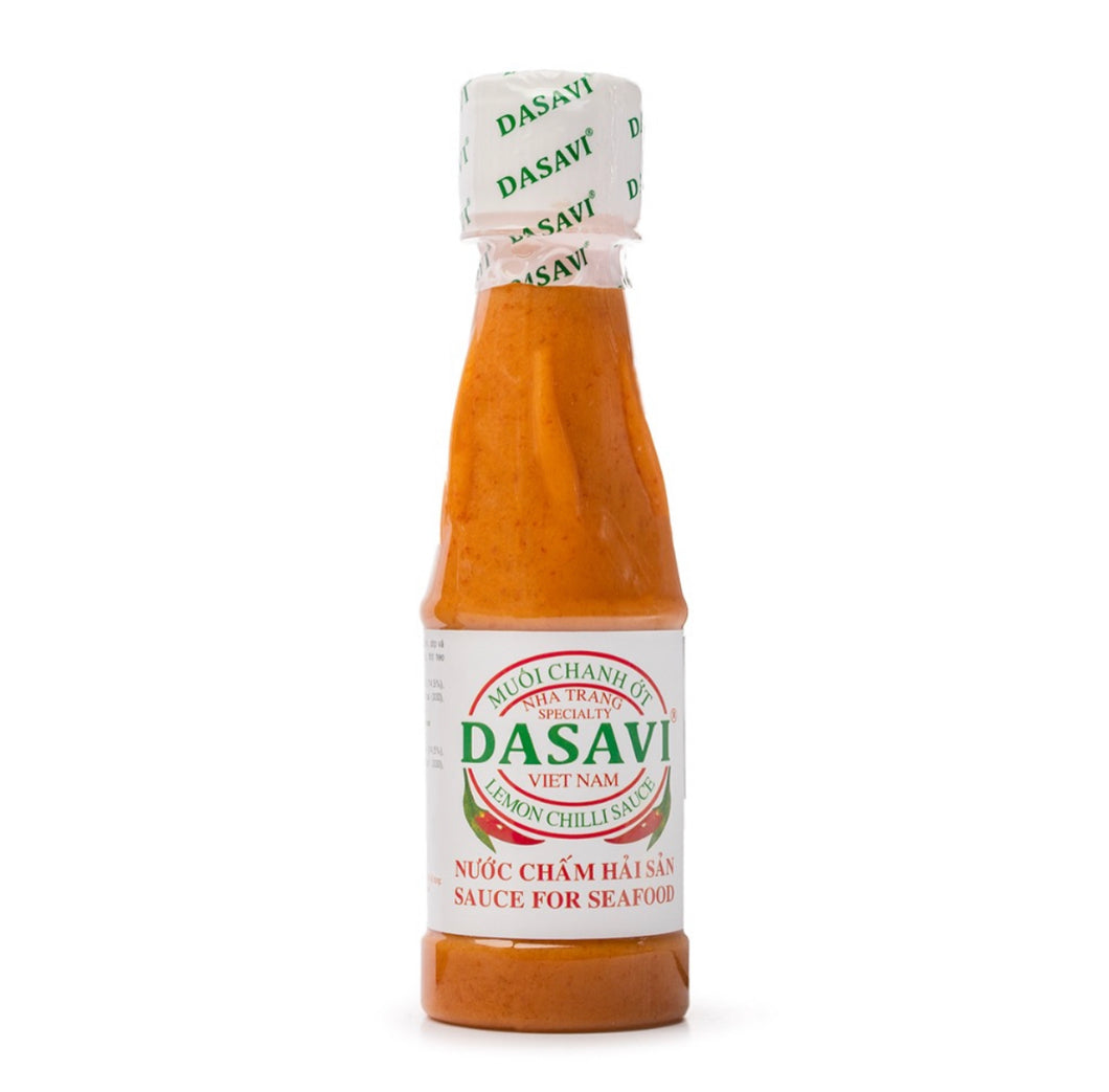 Dasavi salt, lemon and red chili sauce for seafood- Muối chanh ớt đỏ chấm hải sản Dasavi 9.2oz