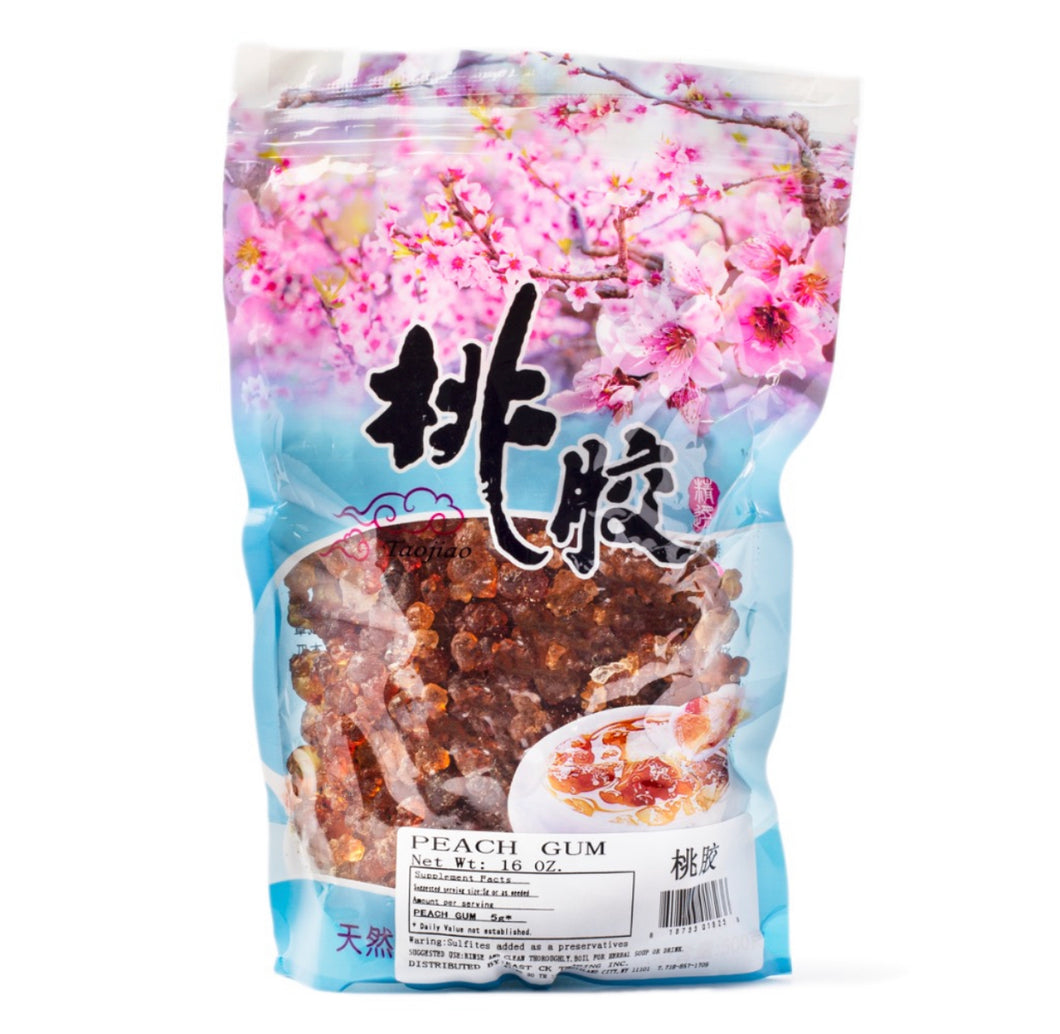 Peach Gum 16oz - Nhựa Đào - nguyên liệu nấu chè dưỡng nhan - trọng lượng: 16oz