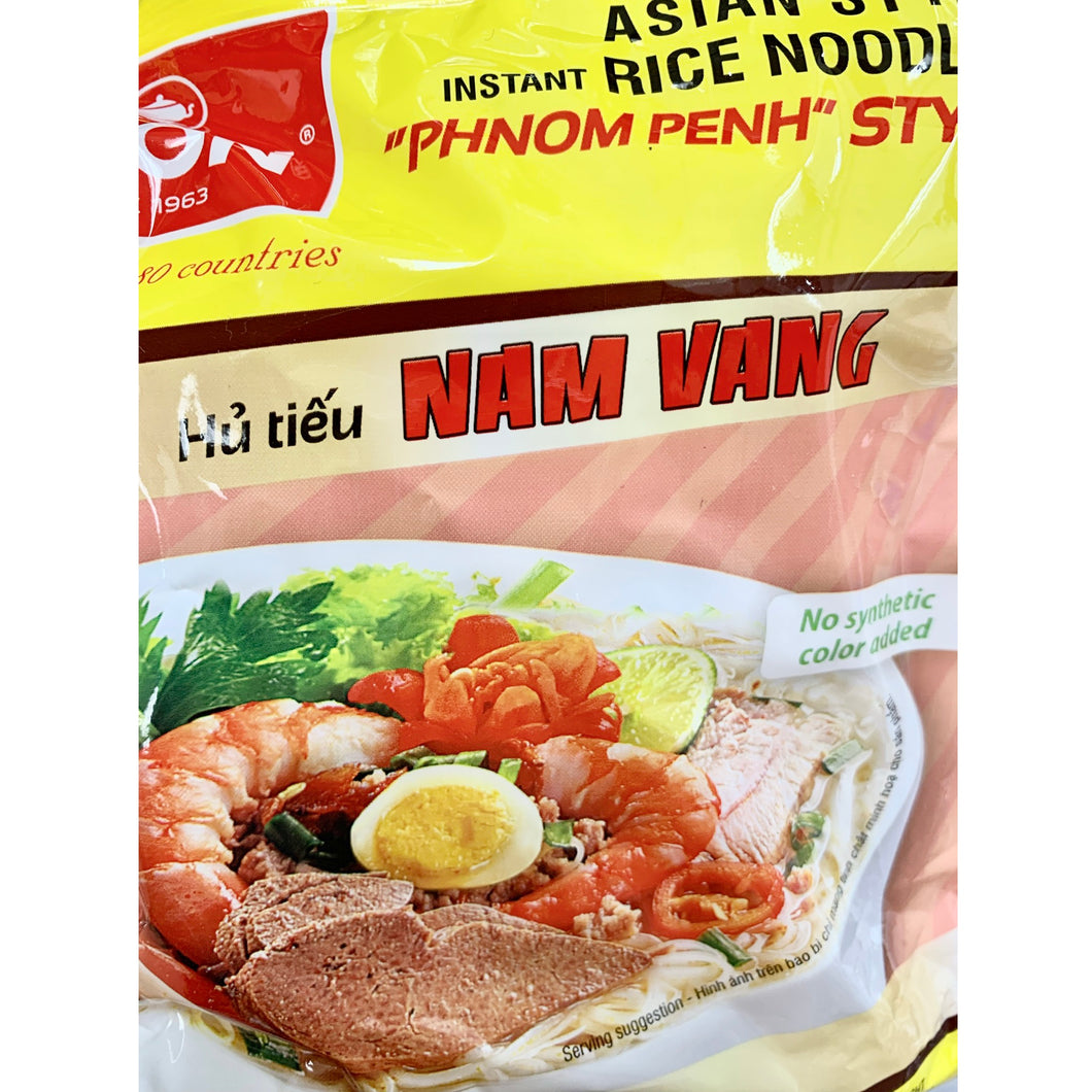 INSTANT RICE NOODLE - Hủ Tiếu Nam Vang Ăn Liền Vifon - PACK OF 5