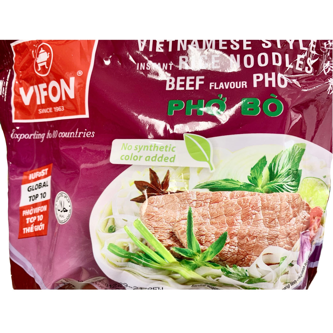 INSTANT RICE NOODLE - Phở Ăn Liền Vifon - PACK OF 5